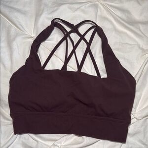 Buff bunny sports bra - dark brown